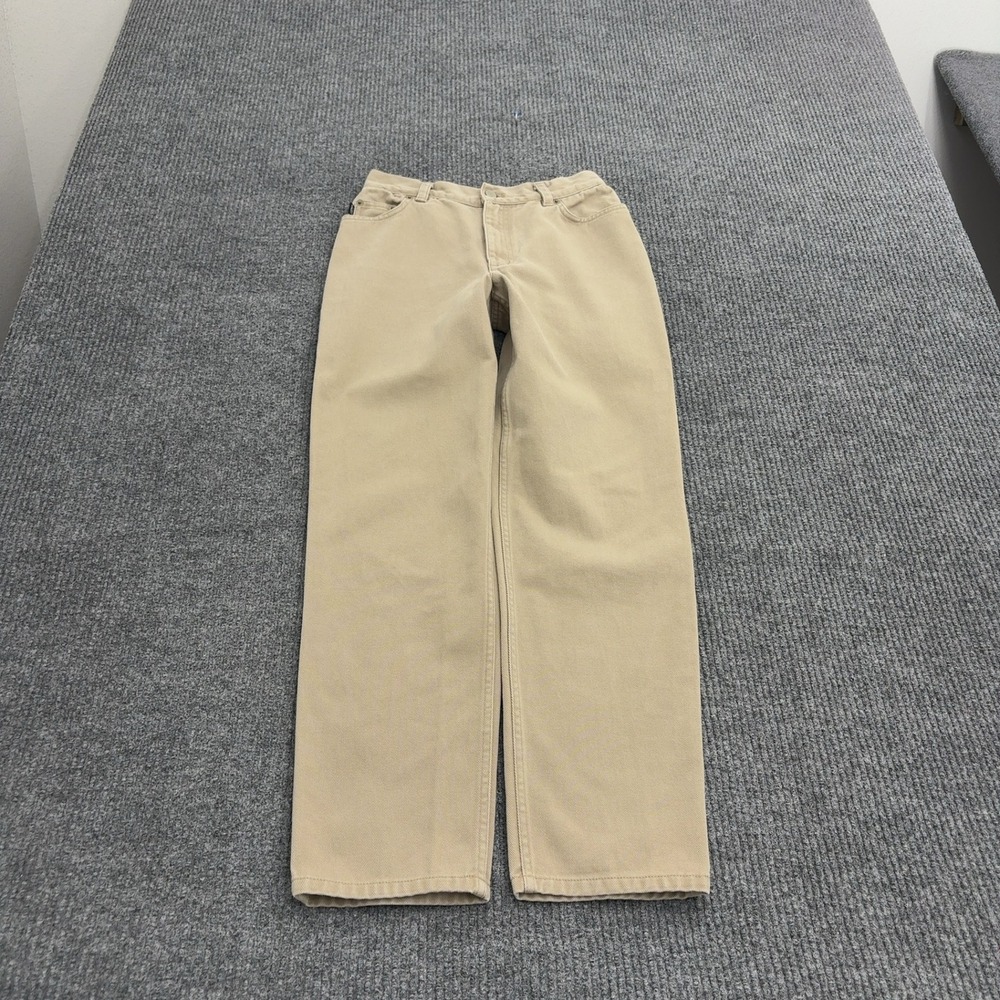 Vintage Lauren Ralph Lauren Jeans Womens 2P Khaki Cotton Straight Leg Classic